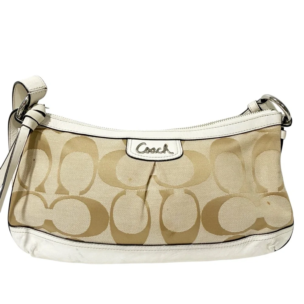 Coach PARK SIG DUFFLE F19731 Crossbody Shoulder Khaki